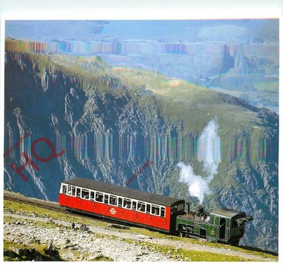 Picture Postcard:;SNOWDON MOUNTAIN RAILWAY (BAD SCAN)