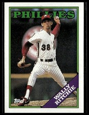 Wally Ritchie *ROOKIE CARD* (RC) 1988 Topps #494. rookie card picture