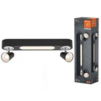 Led Deckenleuchte Wandlampe Decor 2 Spot Neptune Schwarz 20W 1630Lm Warmweiß