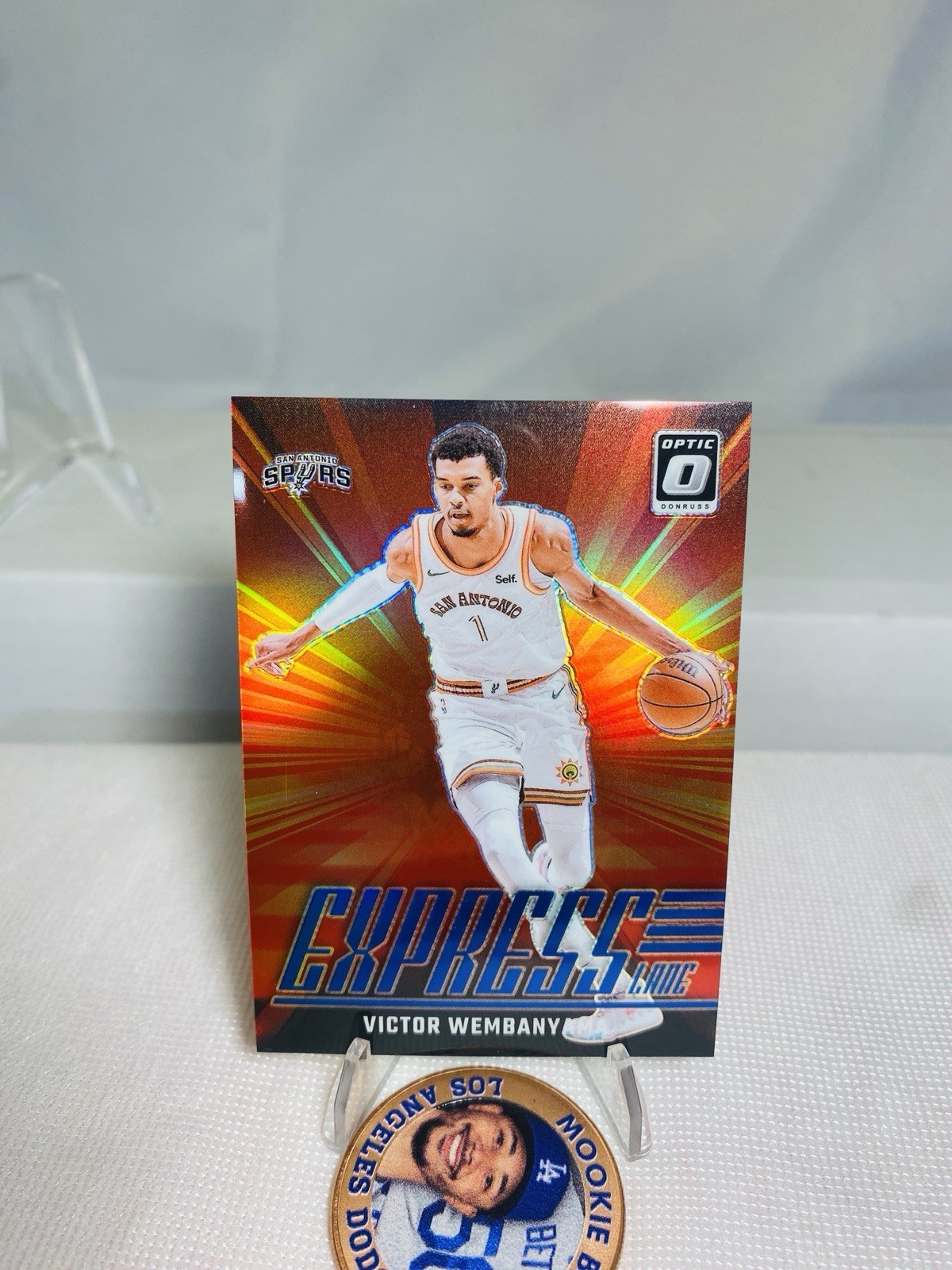 2024-25 Donruss Optic Victor Wembanyama Express Lane Blue Prizm /85 #19 MINT 🔥