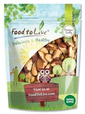 Raw Brazil Nuts 4 Pound Whole No Shell Unsalted Vegan Keto Paleo Bulk Selenium