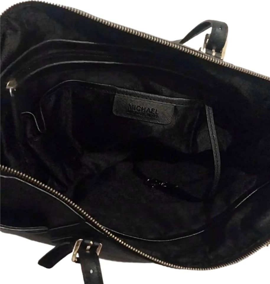 Michael Kors Jet Set Large Black Saffiano Leather Tote Bag - Image 4 of 4