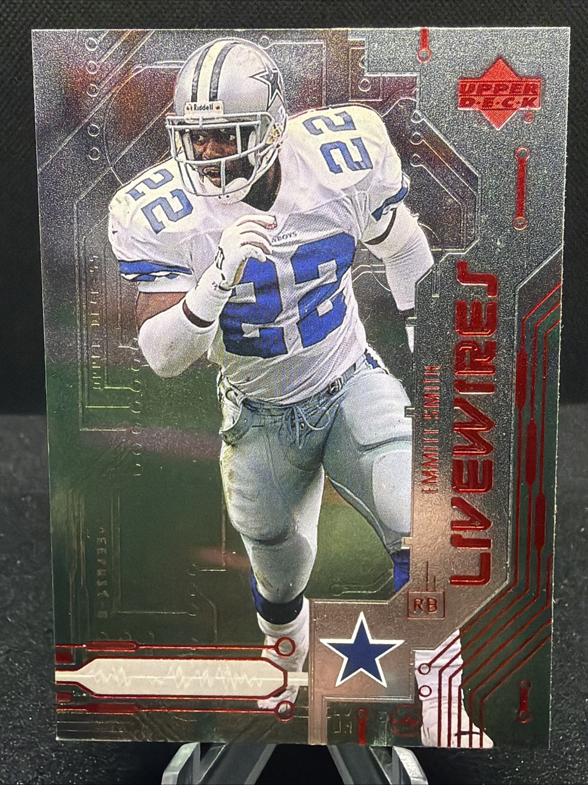 1999 Upper Deck Encore - Livewires Emmitt Smith #L3 Cowboys