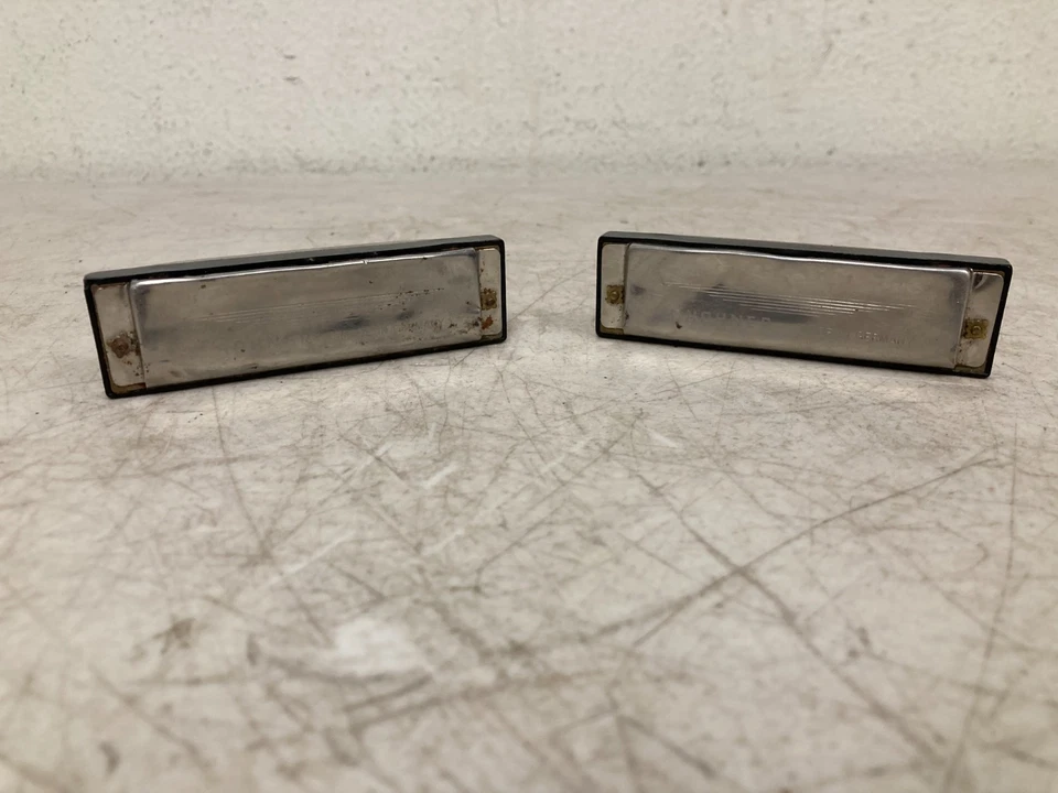 Llave armónica Hohner Special 20 banda marina G + llave pal de bolsillo C hecha en Alemania Foto 2 de 4