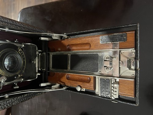 Vintage No. 3-a Folding Pocket Kodak Model B-2 - Circa 1903-15. Red Bellows - Picture 10 of 10
