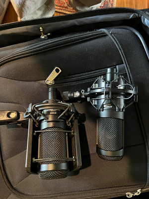 Audio-Technica AT2035 Cardioid Large Dia. Cond. Mic s w/ Shock Mount  $90 ea.