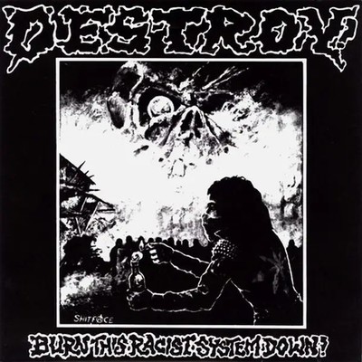 Destroy! Burn This Racist System Down! EP Vinyl Single 7inch NEAR MINT