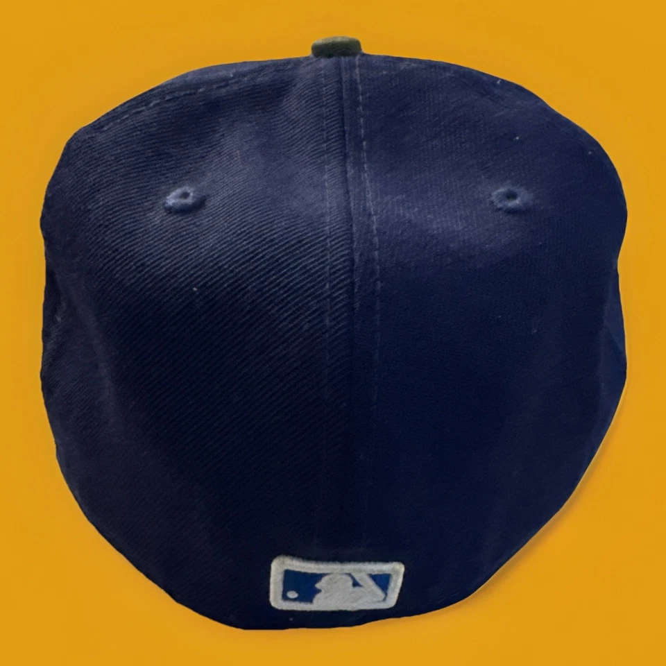 New Era Fitted Los Angeles Dodgers Royal Blue Military Camo Fitted 7-1/8 Hat. - Image 2 of 4