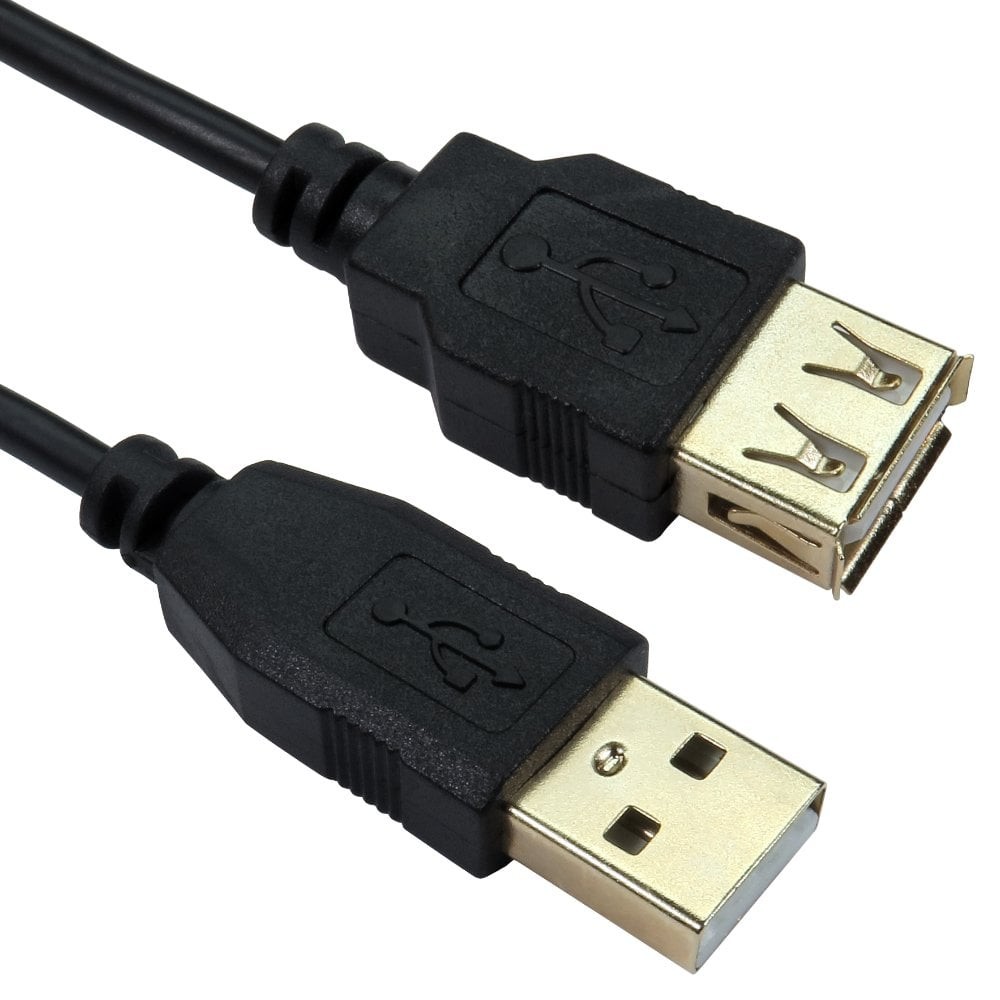 Cables Direct 1m USB2.0 Type A M to Type A F Extension Cable