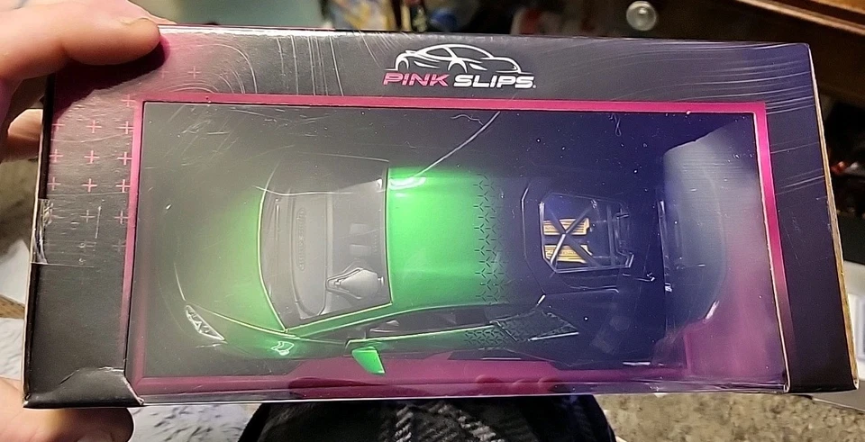 JADA PINK SLIPS 1 24 Escala Lamborghini HURACAN PERFORMANTE Verde Y Negro NUEVO Foto 2 de 4