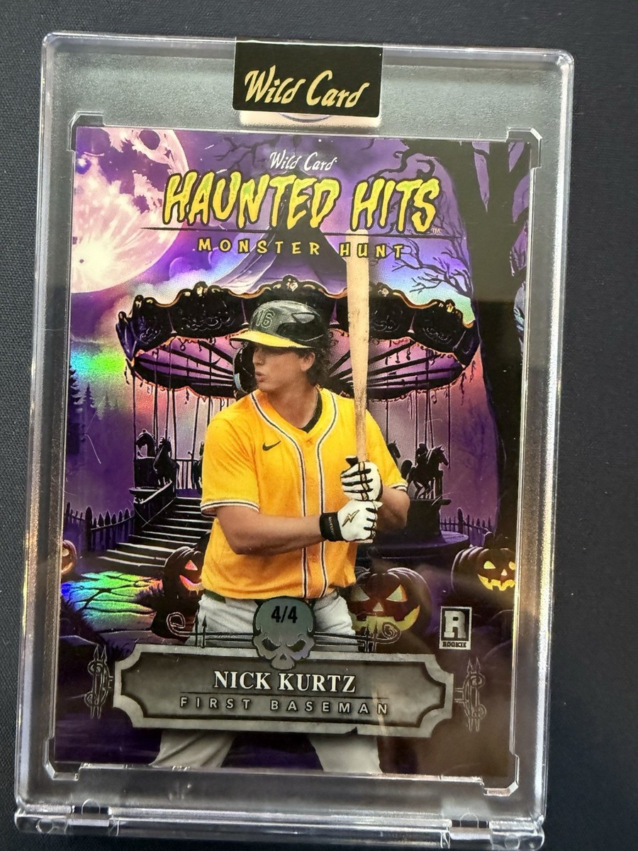 2025 Wild Card Haunted Hits Nick Kurtz 4/4 | eBay