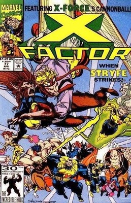 X-Factor (1986) #  77 (7.0-FVF) the All-New,All-Different 1992