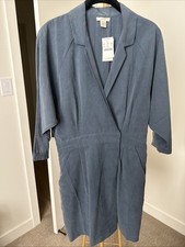 J.Crew Silk Slate Blue Dress Size 4