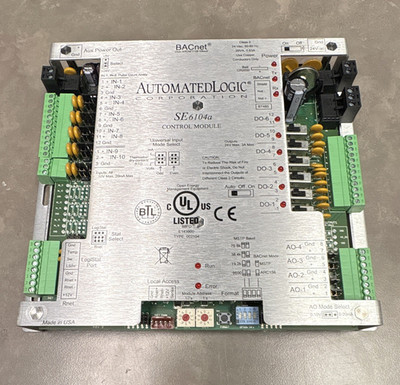 Automated Logic SE6104a BACnet HVAC Control Module Controller 24VAC 0.83A