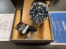 Seiko Automatic Prospex SBDC033 Analog Blue Dial Diver Wristwatch