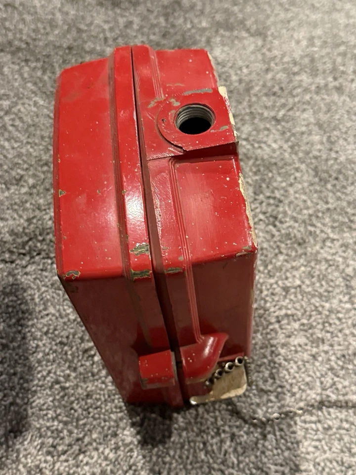 Винтажный ADT тип 77 пожарной сигнализации вызов сигнал индикатор коробка в случае пожара - Изображение 3 из 4