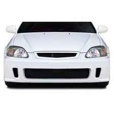 For Honda Civic 96-98 Bunta Style Fiberglass Front Bumper Cover Unpainted