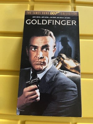 Goldfinger VHS 1964 James Bond Sean Connery Collection Edition Free Shipping