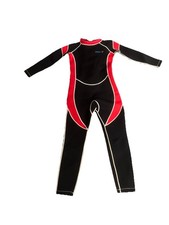 Hisea scuba donkey wetsuit, size 8 Very Good Used Condition Red/black