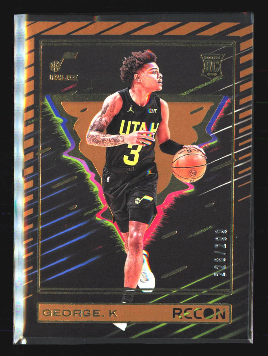 2023-24 Panini Recon #237 Keyonte George Holo Bronze RC Utah Jazz