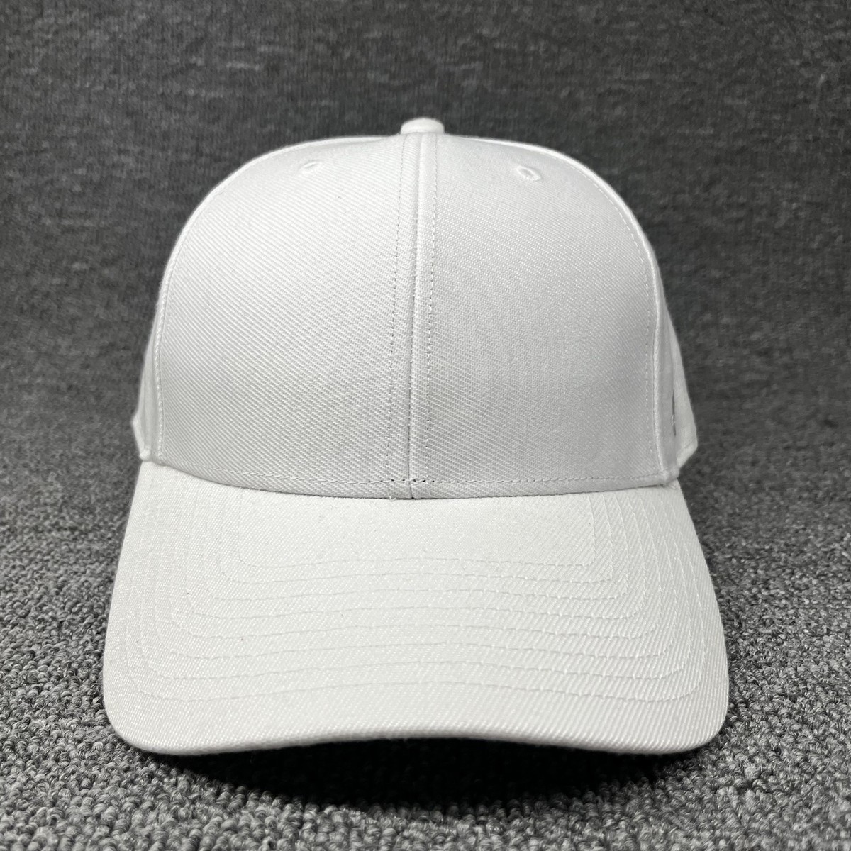 '47 Brand Basic MVP White Blank Adjustable Hat Structured Cap OSFA New