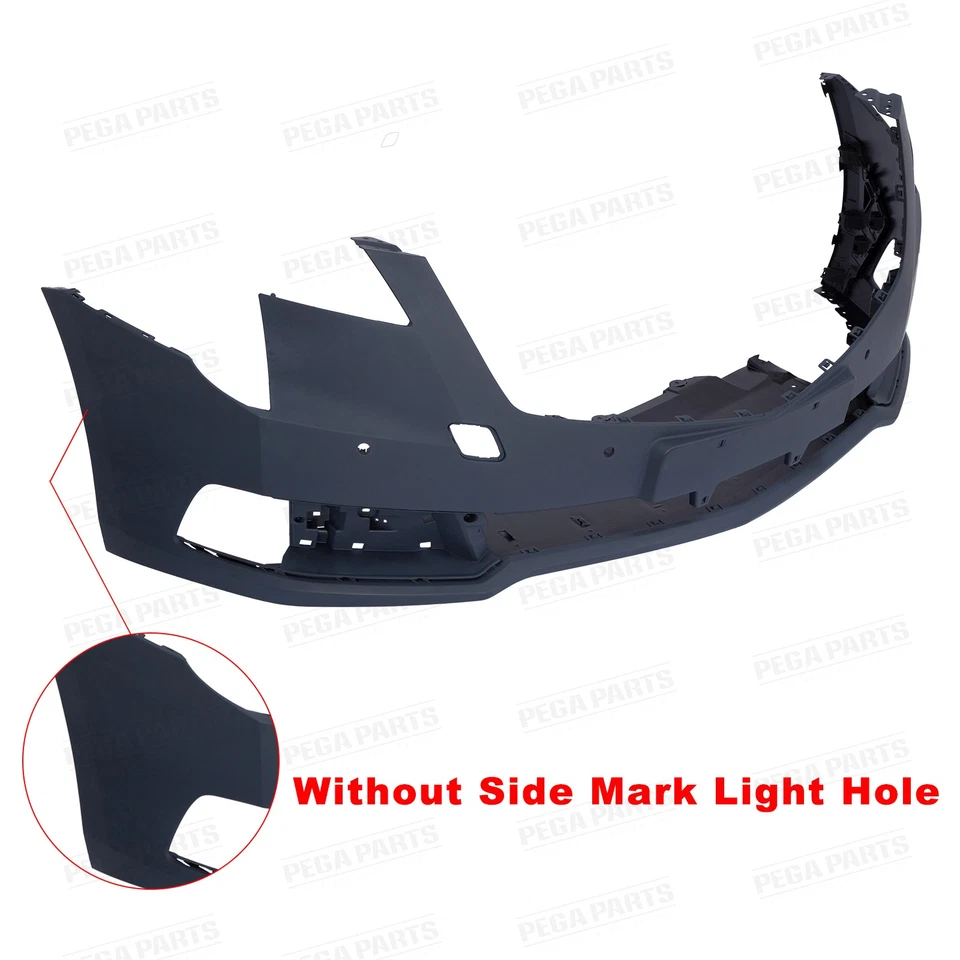 For 2018-2019 Cadillac XTS Front Bumper Cover Grilles Assembly W/ Sensor Holes — 第 2/4 张图片