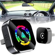 Wired To Wireless Carplay&Android Auto Smart Mini Adapter Box USB Voice Control