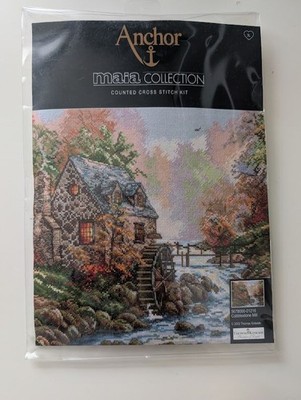 Anchor Maia  # 5678000-01216 Cobblestone Mill Counted Cross Stitch Kit  Unopened