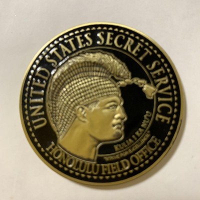 米国シークレットサービスホノルル局 チャレンジコイン Challenge Coin, US Secret Service, Honolulu Office, Limited