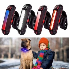 Bicycle Rear Light USB Rechargeable LED Safety Warn ing Lamp Cycling Taillight
