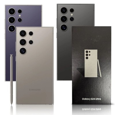 New Sealed Samsung Galaxy S24 Ultra 5G SM-S928U 256GB Factory Unlocked GSM+CDMA