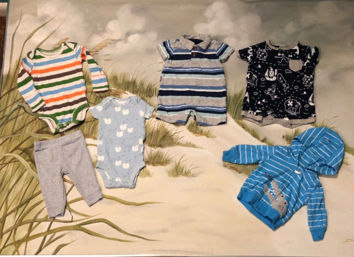 Newborn baby boy clothes by Carter's