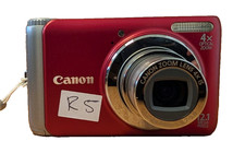 Canon PowerShot A3100 IS 12.1MP Digital Camera - Red (R5)
