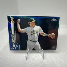2020 Topps Chrome #61 Blue Refractor Sheldon Neuse 1/150 SN RC First on Print!