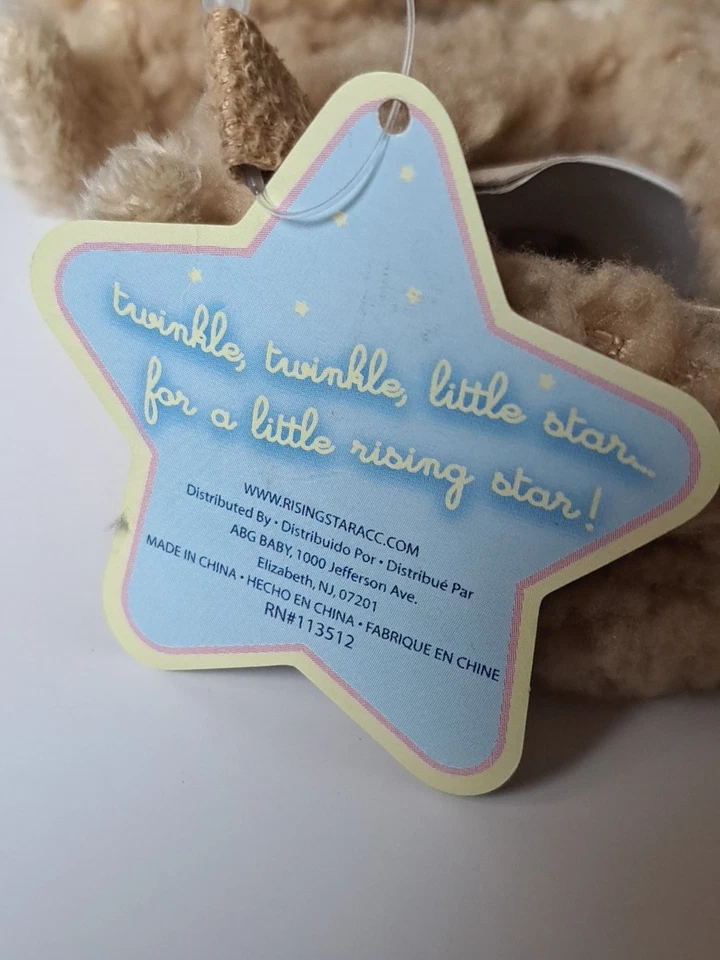 INFANT BOYS RISING STAR BROWN MONKEY SLIPPERS SIZE 0-6 MO New - Image 4 of 4