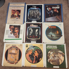 Lot of 10 CED VideoDiscs The Blue Lagoon, African Queen, The Shootist, Untested