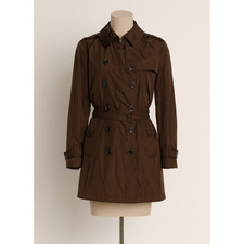Burberry London Double Breasted Trench Coat. Size 12.