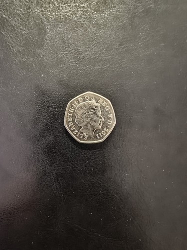 50 Pence Münze Olympiade London 2012 Handball 2011 - Bild 2 von 2