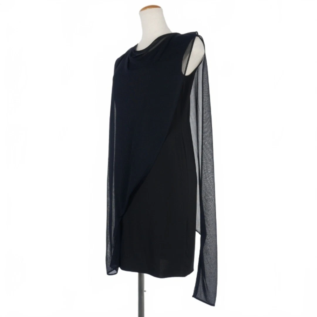 Abito smanicato a strati Maison Margiela 11SS 2WAY 36 nero S31CT0441 usato