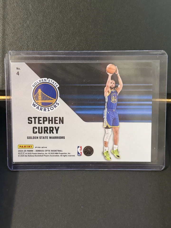 2024-25 Panini Donruss Optic STEPHEN CURRY PHAZES #4 • SSP • Rare • MINT - Image 2 of 2