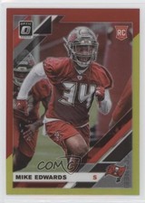 2019 Panini Donruss Optic Rookies Red & Yellow Prizm Mike Edwards #136 01jy