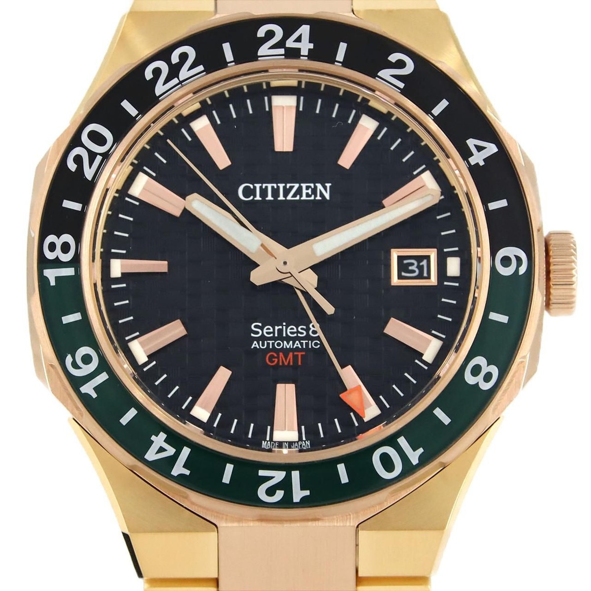 Citizen Series 8 9054-0065X06 NB6033-51E GMT Date ST.Steel