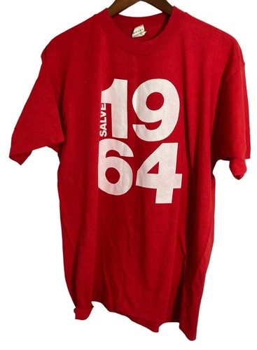 Vintage Salve T Shirt Men's XL Red USA 1964