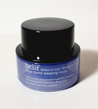 belif AQUA BOMB SLEEPING MASK Seals Hydration Overnight 0.33 fl oz NEW