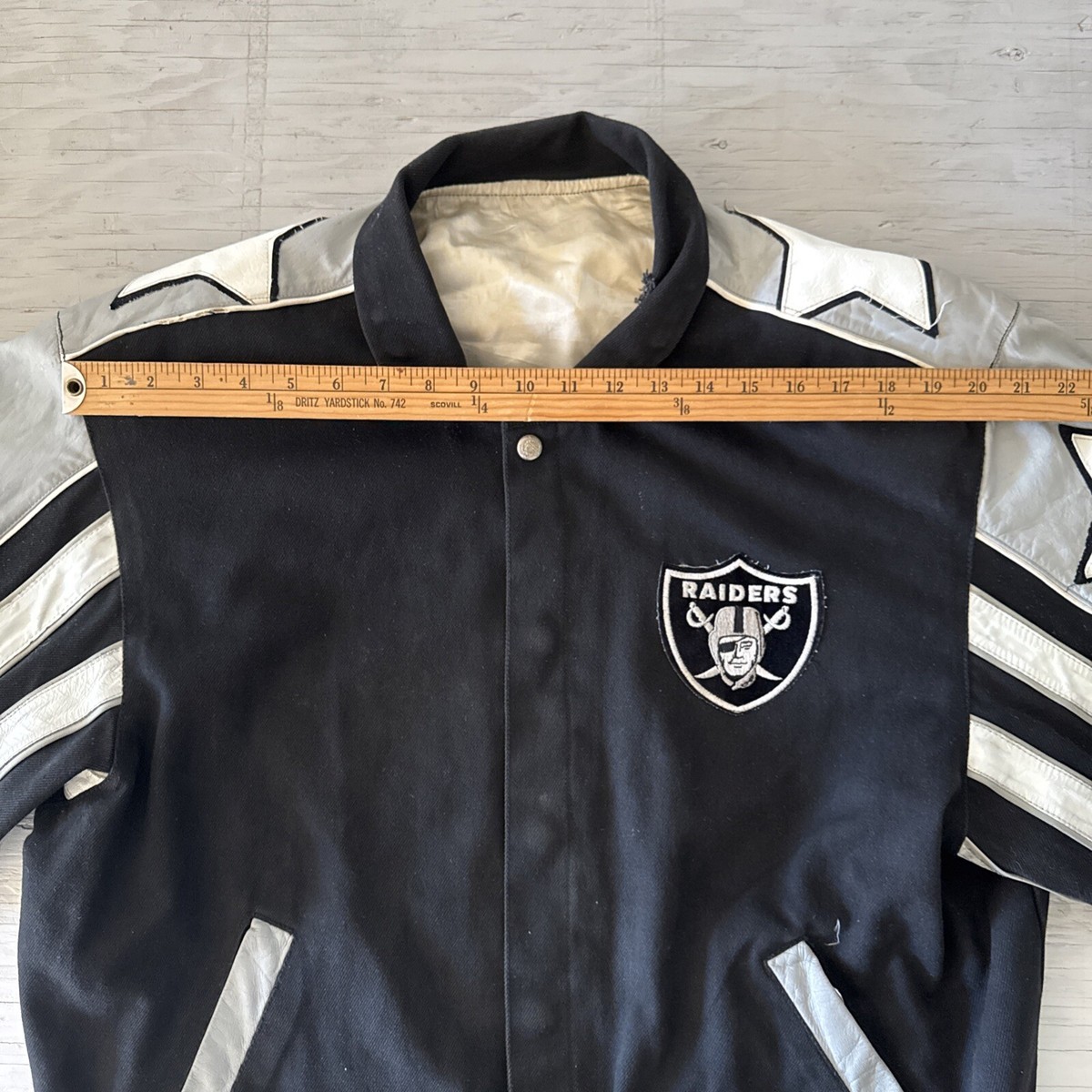 VTG Distressed 90s NFL Jeff Hamilton LA Los Angeles Raiders