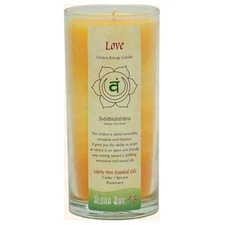Candle Chakra Jar Love 11 oz By Aloha Bay