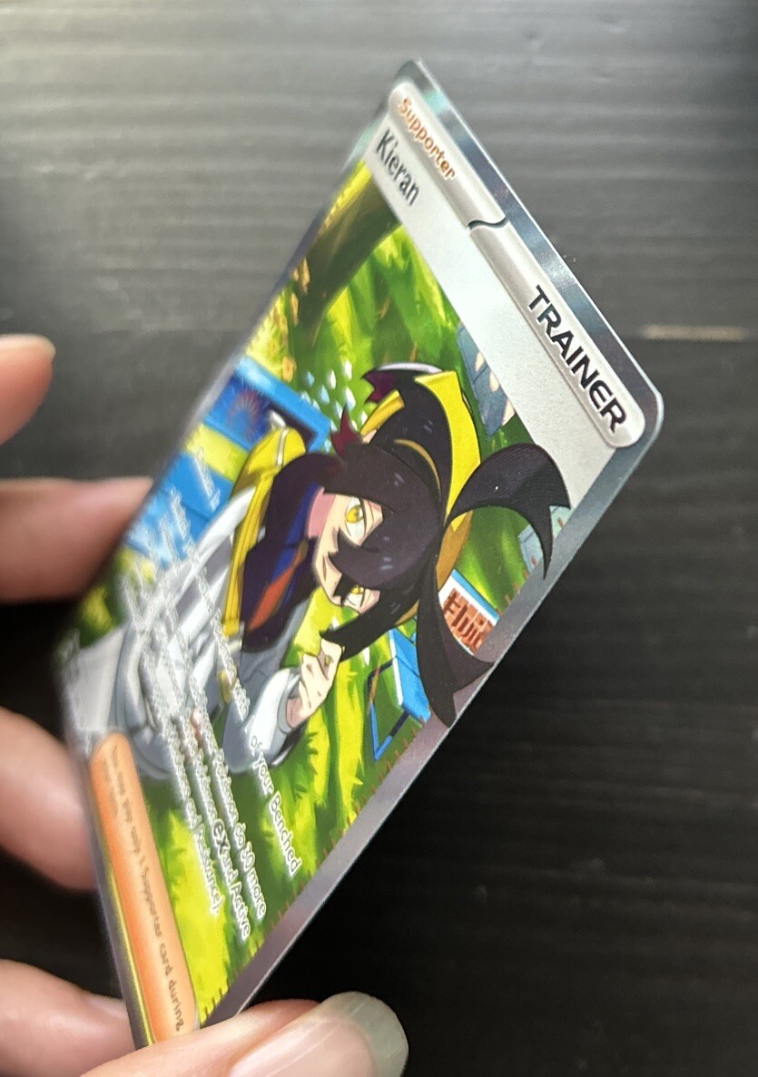kieran pokemon card full art Amazon.com: Pokemon – Kieran 206/167 – Twilight Masquerade – Full Art  Suppoter Card – Secret Rare : Toys & Games main image 0