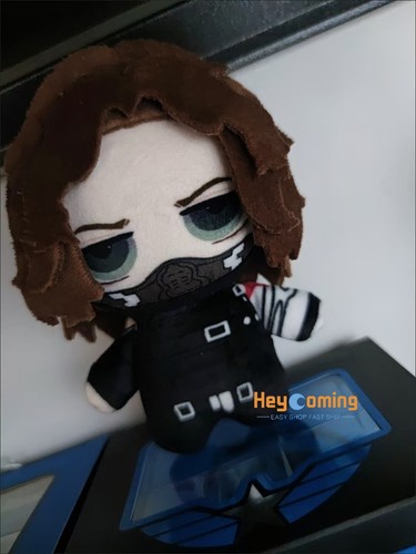 Captain America:The Winter Soldier Bucky Barnes Plush Nunu Body Doll Toys 10CM - Picture 6 of 8