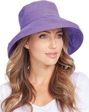 Sun 'N' Sand Cotton Women's Bucket Sun Hat - Beach Hat - Packable