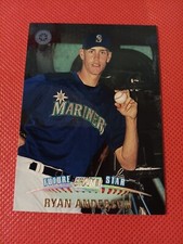 1999 RYAN ANDERSON TSC TOPPS STADIUM CLUB BASEBALL ROOKIE CARD RC #351 MARINERS 